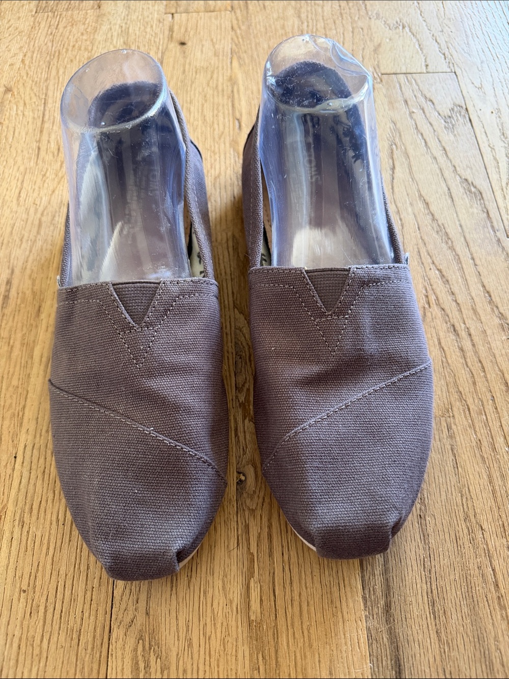 TOMS Classic Alpargata Slip On Canvas Flats Loafer Ash Grey 8.5